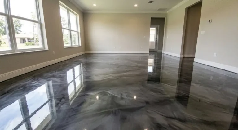 Epoxy Flooring Metallic Finish Gilbert, AZ