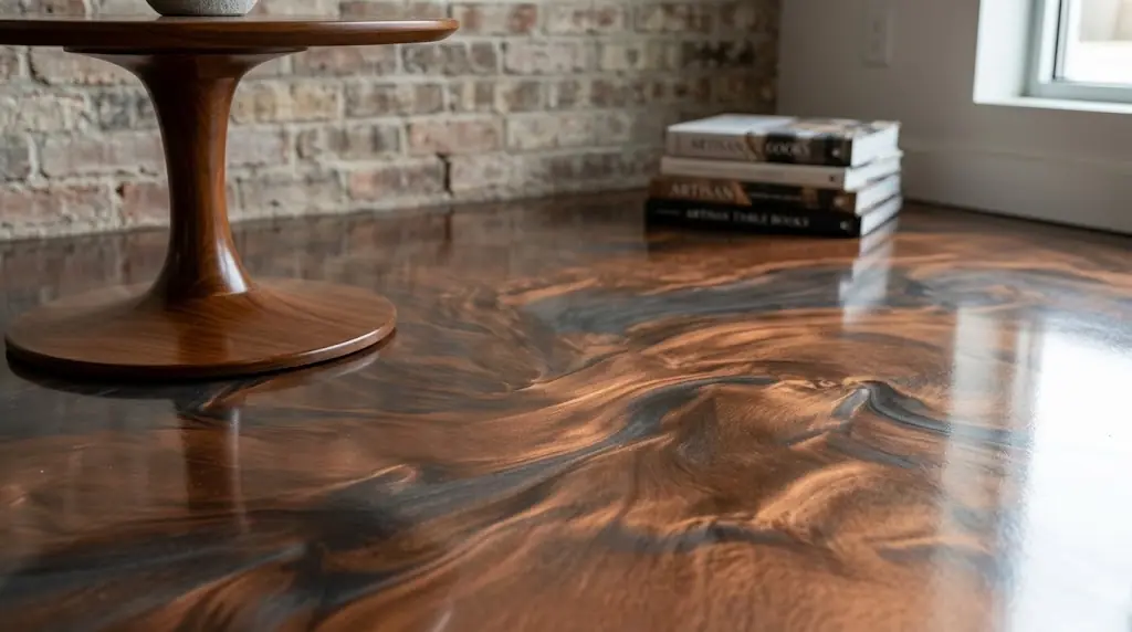 metallic epoxy finishes